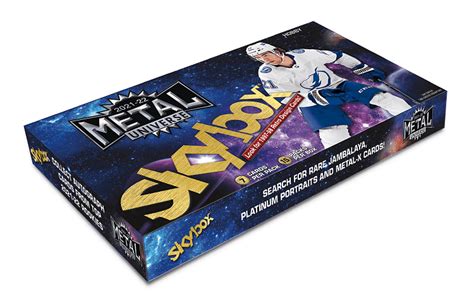 2021/22 upper deck skybox metal universe hockey hobby box|skybox metal hockey checklist.